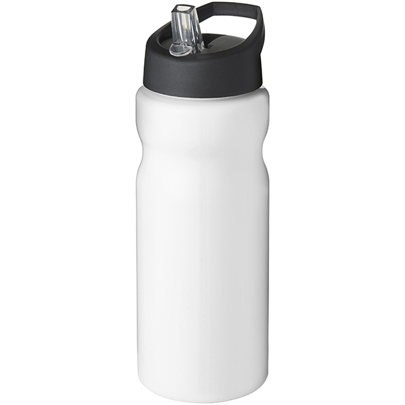 Bottiglia sportiva con tappo con ugello base H2O da 650 ml